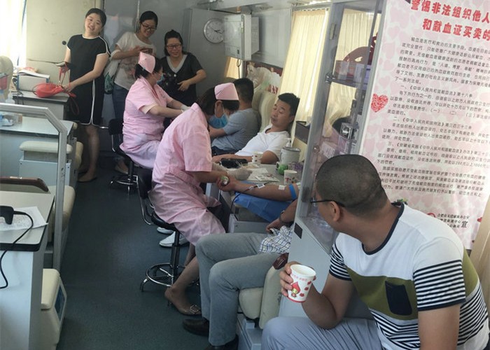 2020年7月20日安徽八方全體人員積極參與獻(xiàn)血活動(dòng)